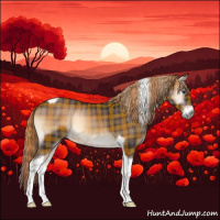 Horse Color:Plaid  Liver Red Onyx Tobiano 