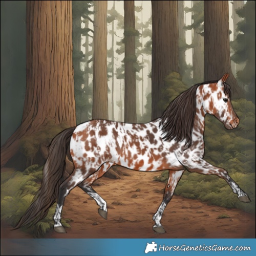 Horse Color:Bay Appaloosa  and Bay Appaloosa 
