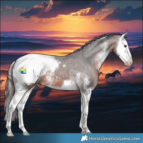 Horse Color:Brown Sabino Splash Appaloosa 