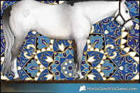 Horse Color:Gray Buckskin Tobiano