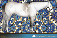 Horse Color:Gray Buckskin Dun Sabino Frame 