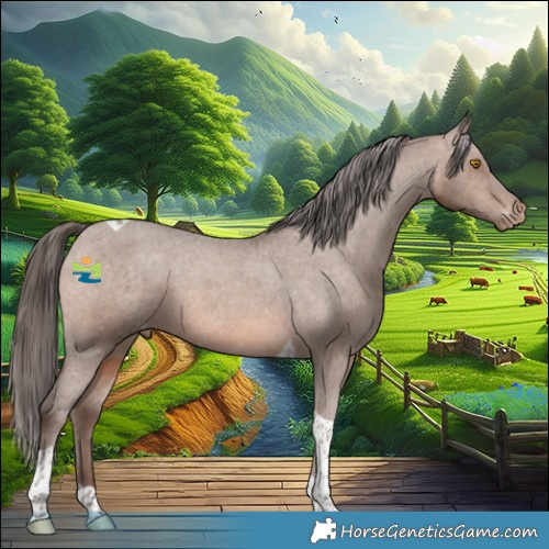 Horse Color:Sable Champagne Tobiano Appaloosa 