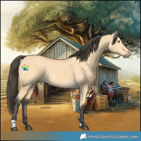 Horse Color:Buckskin Dun 