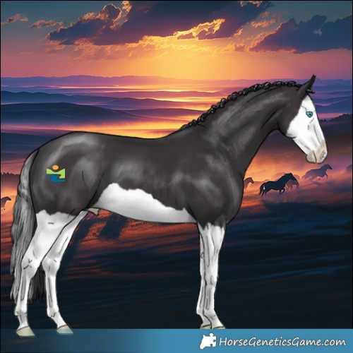Horse Color:Smoky Black Splash 