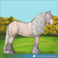 Horse Color:Silver Bay Tobiano Varnish 