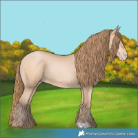 Horse Color:Bay Pearl Mushroom 