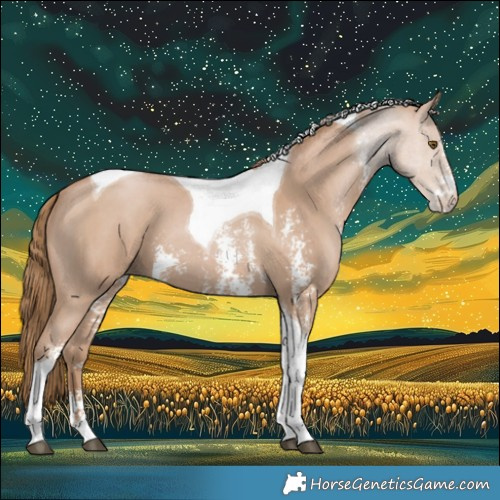 Horse Color:Black Pearl Sabino Tobiano 