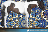 Horse Color:Brown Tobiano Rabicano