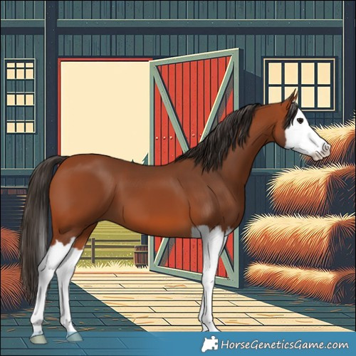 Horse Color:Bay Splash 