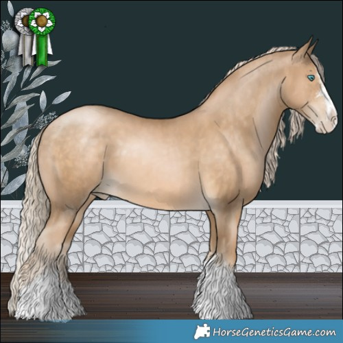 Horse Color:Chocolate Palomino Pearl Splash Rabicano 