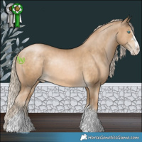 Horse Color:Chocolate Palomino Pearl Splash Rabicano