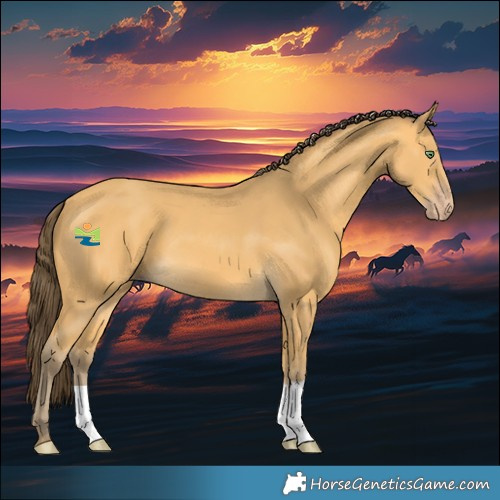 Horse Color:Amber Cream Champagne 