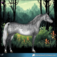 Horse Color:Silver Brown Chinchilla 