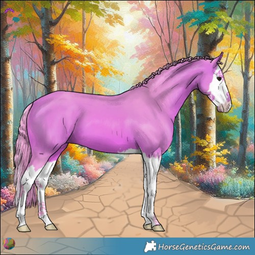 Horse Color:Watercolor Bay Splash 