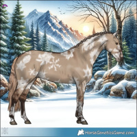 Horse Color:Liver Red Dun Ice 
