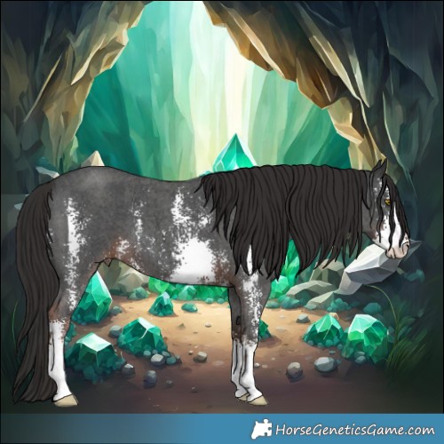 Horse Color:Liver Chestnut Sabino 