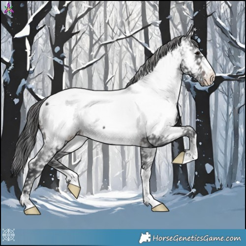 Horse Color:Brown Appaloosa 