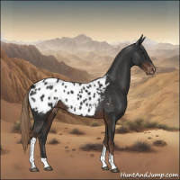 Horse Color:Liver Chestnut Tobiano Appaloosa