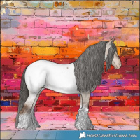 Horse Color:Liver Red Dun Tobiano Near Fewspot 