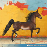 Horse Color:Brown 