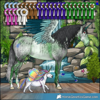 Horse Color:Brown Chinchilla