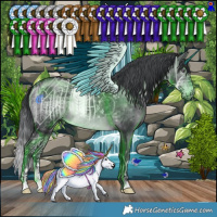 Horse Color:Brown Chinchilla