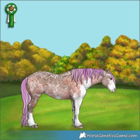 Horse Color:Painted Silver Black Ice Sabino