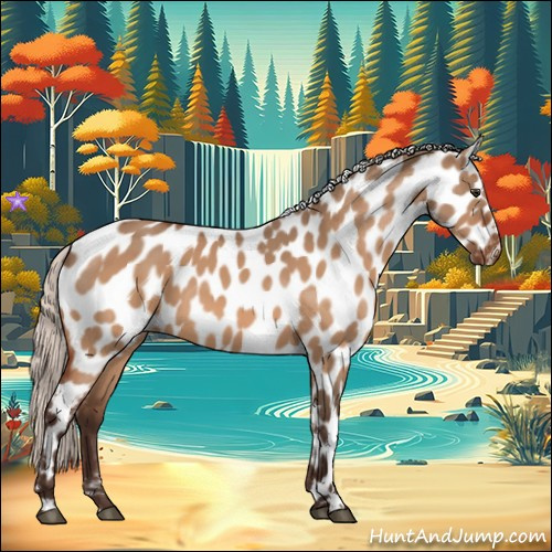Horse Color:Silver Brown Dun Appaloosa 