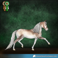 Horse Color:Liver Red Onyx Pearl Mushroom Tobiano 