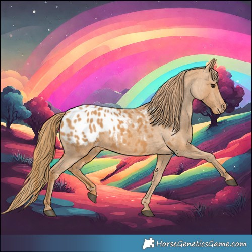 Horse Color:Chestnut Appaloosa 