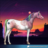 Horse Color:Painted Silver Bay Dun Tobiano 