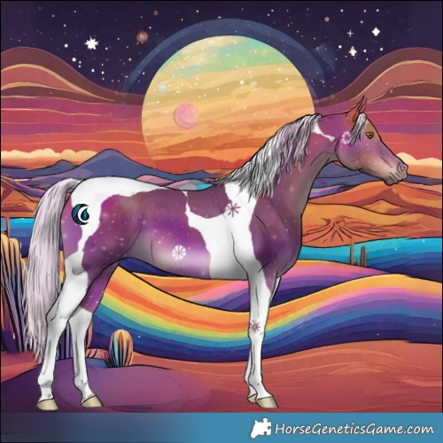 Horse Color:Silver Bay Tobiano 