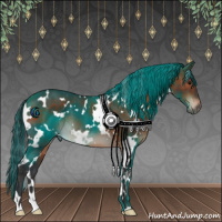 Horse Color:Painted White Spotted Brown 