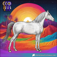 Horse Color:Brown Tobiano Varnish Rabicano 