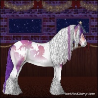 Horse Color:Watercolor White Spotted Buckskin Onyx Tobiano 