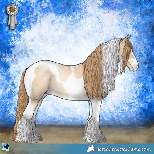Horse Color:Smoky Black Pearl Mushroom Tobiano