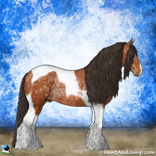 Horse Color:Buckskin Ice Tobiano Rabicano 