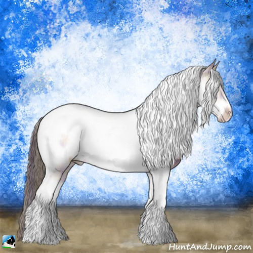 Horse Color:Plaid  Sable Champagne Tobiano Frame 