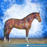 Horse Color:Nacre Bay 