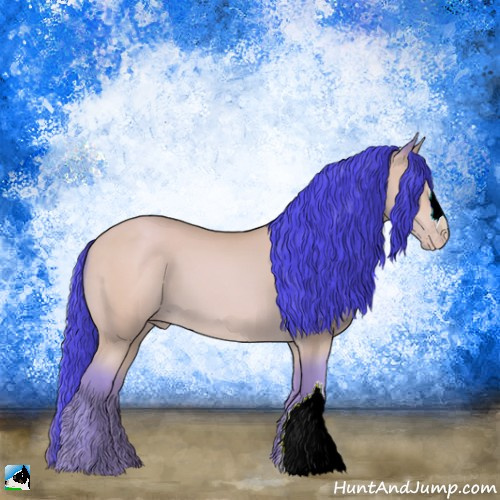 Horse Color:Watercolor Sable Champagne 