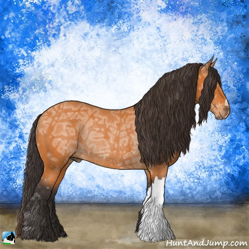 Horse Color:Buckskin Ice Rabicano 