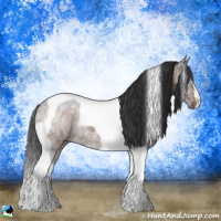 Horse Color:Brown Ice Mushroom Tobiano Rabicano