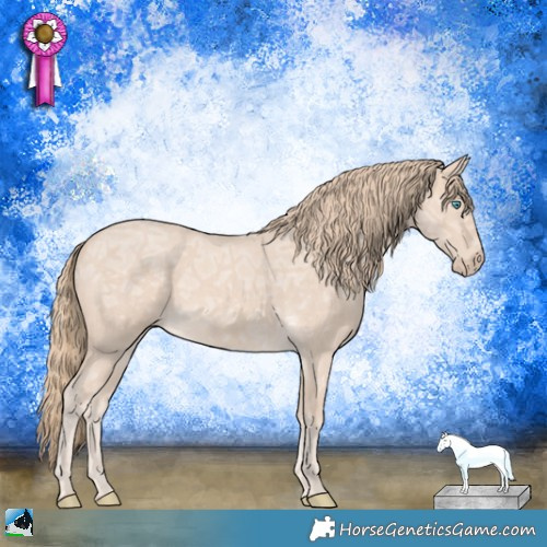 Horse Color:Perlino Ice Roan 