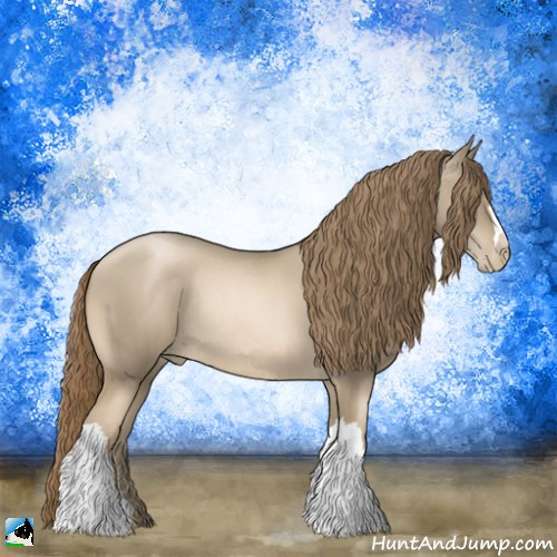 Horse Color:Smoky Black Pearl Mushroom Rabicano 