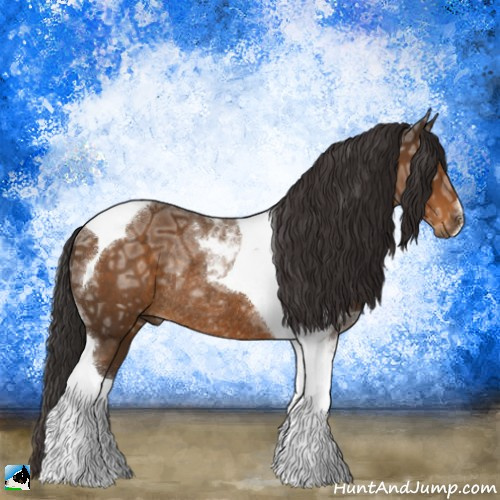 Horse Color:Buckskin Ice Tobiano Rabicano 