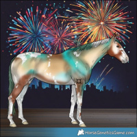 Horse Color:Red Onyx Tobiano 