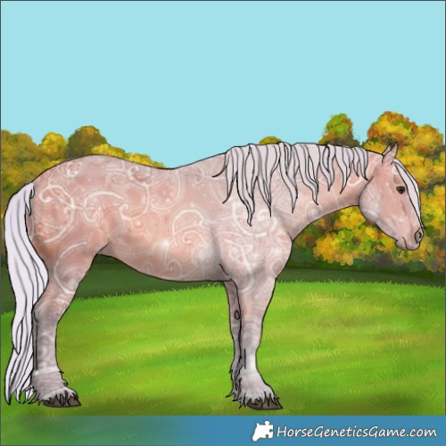 Horse Color:Watercolor Silver Bay Ice 