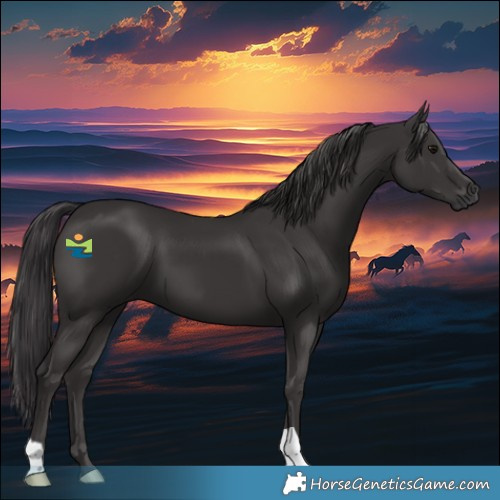 Horse Color:Smoky Black 
