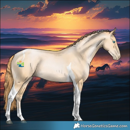 Horse Color:Buckskin Pearl Tobiano Rabicano 