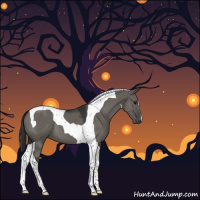 Horse Color:Grullo Tobiano 